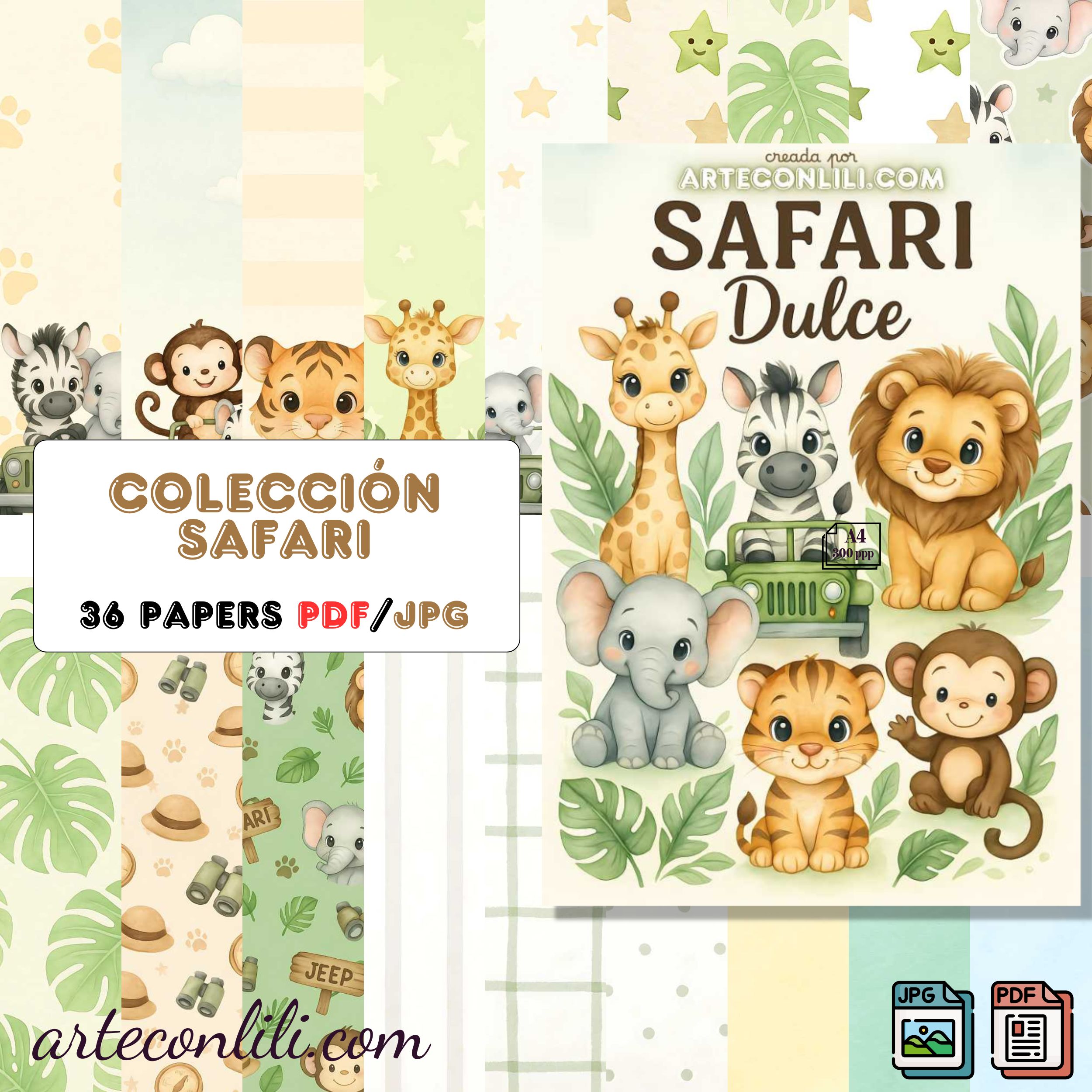 Colección Safari Kawaii
