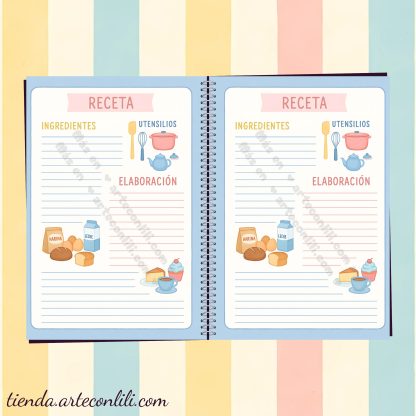 coleccion cocina etsy marketing libreta 1