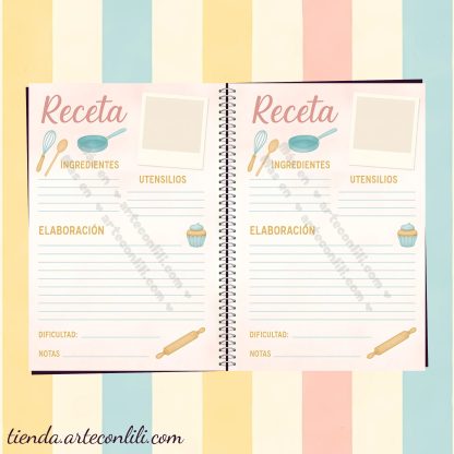 coleccion cocina etsy marketing libreta 2