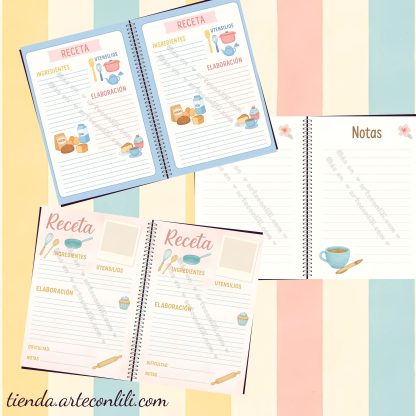 coleccion cocina etsy marketing libreta 4
