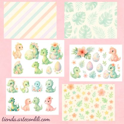 coleccion dino arteconlili com etsy 2