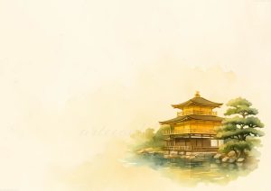 coleccion japon 10 watercolor painting of a pagoda in kyoto japan