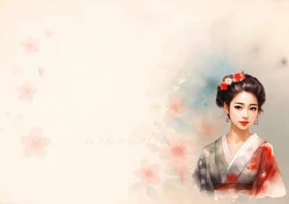 coleccion japon 20 a woman in a kim