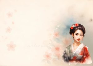 coleccion japon 20 a woman in a kim