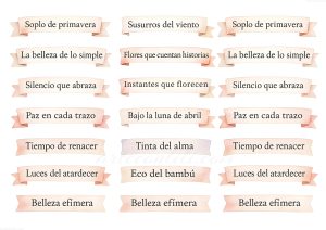 coleccion japon 59 a set of different types of ribbons