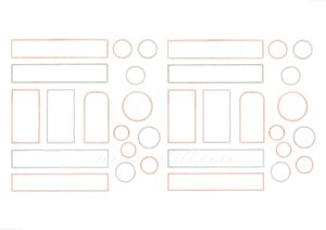 coleccion japon 61 a drawing of a line of lines