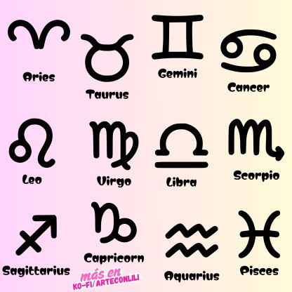 signo zodiaco svg kawaii (9)