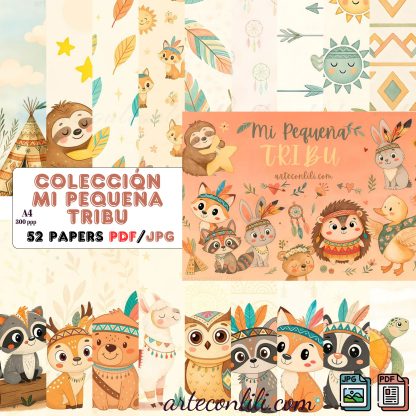 coleccion marketing mi pequeña tribu etsy 1