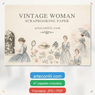 vintage woman etsy cover